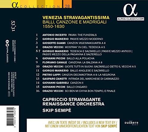 Capriccio Stravagant - Venezia Stravagantissima - CD image 2