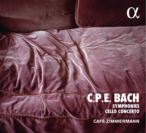 Cafe Zimmermann - C.P.E. Bach: Symphonies/Cello Concerto - CD image 1