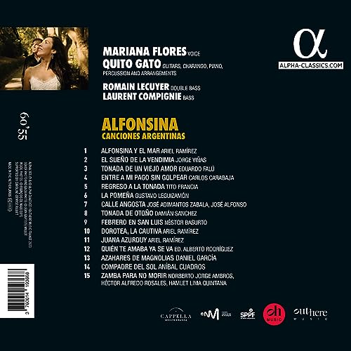 MARIANA FLORES; QUIT - ALFONSINA CANCIONES ARGENTINA - CD image 2