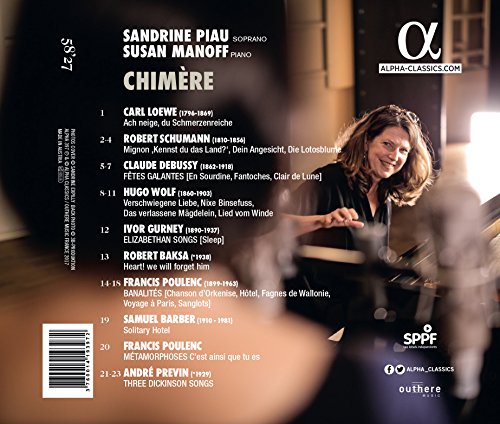 Carl Loewe - Sandrine Piau/Susan Manoff: Chimère - CD image 2