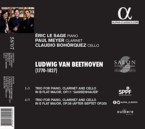 Claudio Bohorquez - Beethoven: Trios for Clarinet Cello & Piano - CD image 2