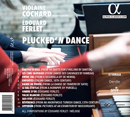 Édouard Ferlet - Violaine Cochard/: Plucked N Dance - CD image 2