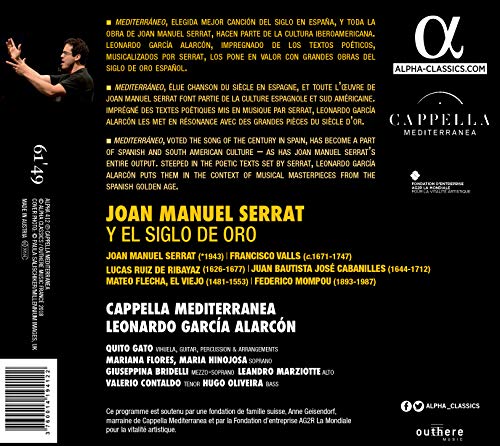 Cappella Mediterrane - De Vez En Cuando La Vida - CD image 2