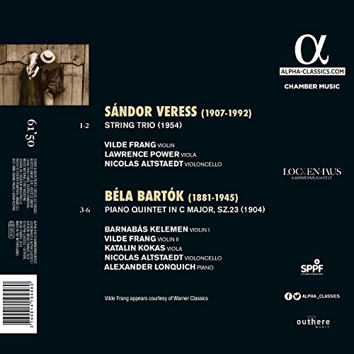 VILDE FRANG/BARNABAS - VERESS STRING TRIO; BARTOK P - CD image 2