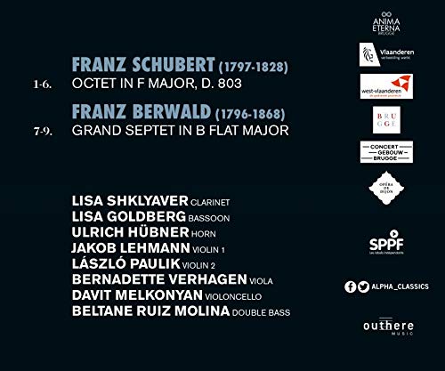 Anima Eterna - Schubert/Berwald: Chamber Music - CD image 2