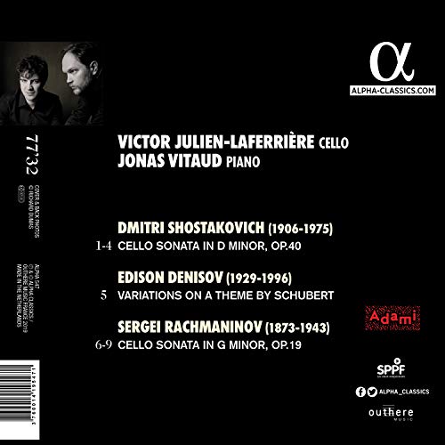 VICTOR JULIEN-LAFERR - DMITRI SHOSTAKOVICH; SERGEI RA - CD image 2
