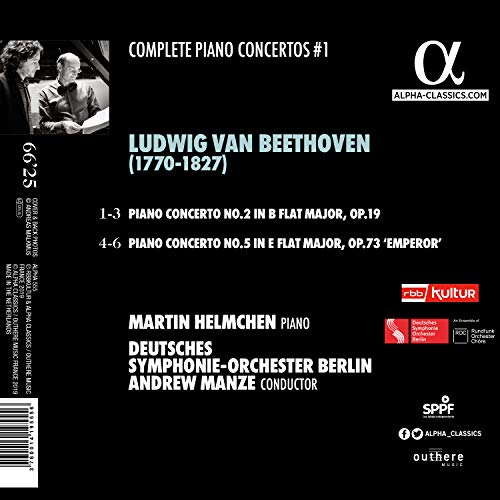 ANDREW MANZE; MARTIN - BEETHOVEN PIANO CONCERTOS 2 & - CD image 2