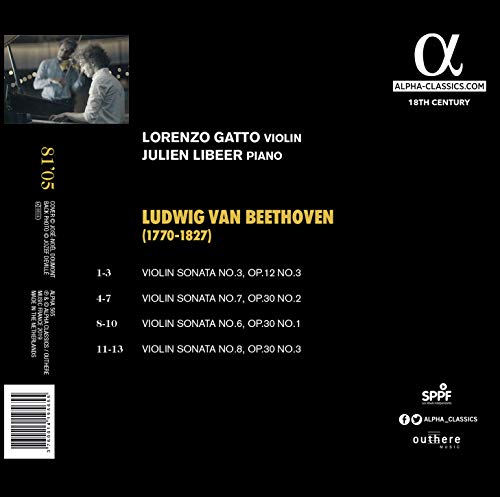 JULIEN LIBEER; LOREN - BEETHOVEN VIOLIN SONATAS NOS. - CD image 2