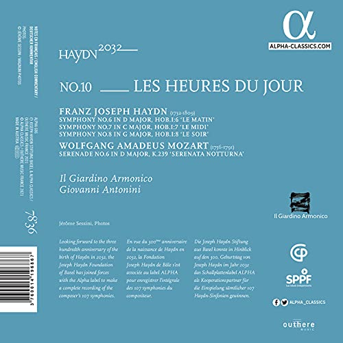 GIOVANNI ANTONINI; I - HAYDN 2032 VOL. 10 LES HEURE - CD image 2