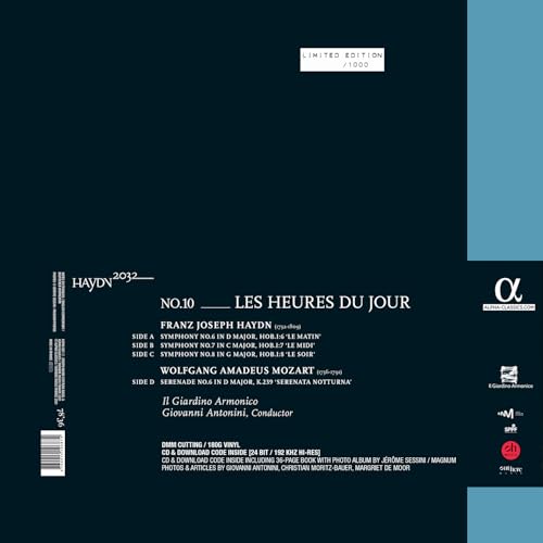 IL GIARDINO ARMONICO - HAYDN 2032, VOL. 10: LES HEURES DU JOUR - Vinyl R image 2