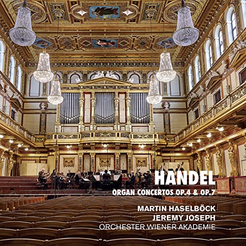MARTIN HASELBOCK; OR - HANDEL ORGAN CONCERTOS OP. 4 - CD image 1