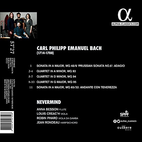Nevermind - : Carl Philipp Emanuel Bach - CD image 2