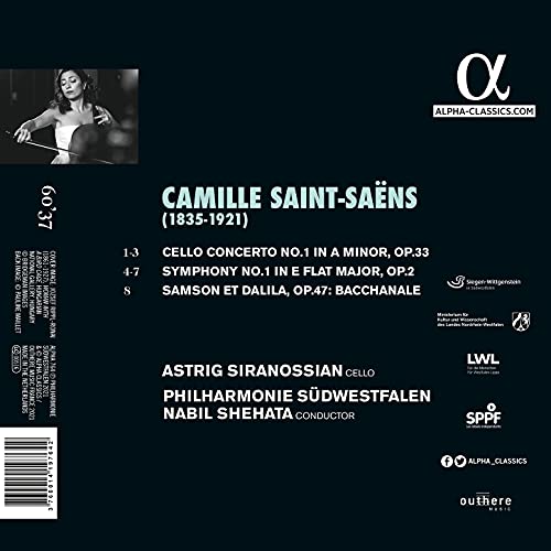ASTRIG SIRANOSSIAN; - SAINT-SAENS CELLO CONCERTO  B - CD image 2