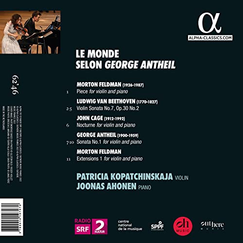 ANTHEIL / VAN BEE / - MONDE SELON GEORGE ANTHEIL - CD image 2