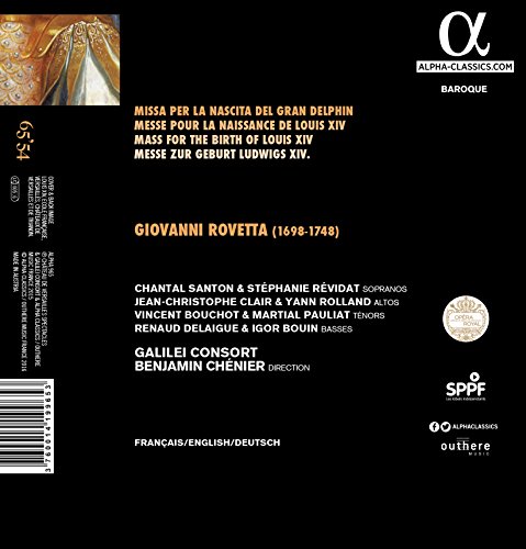 Giovanni Rovetta - : Messe Pour La Naissance De Louis XIV - CD image 2