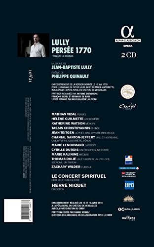 Jean-Baptiste Lully - Persée 1770 - CD image 2