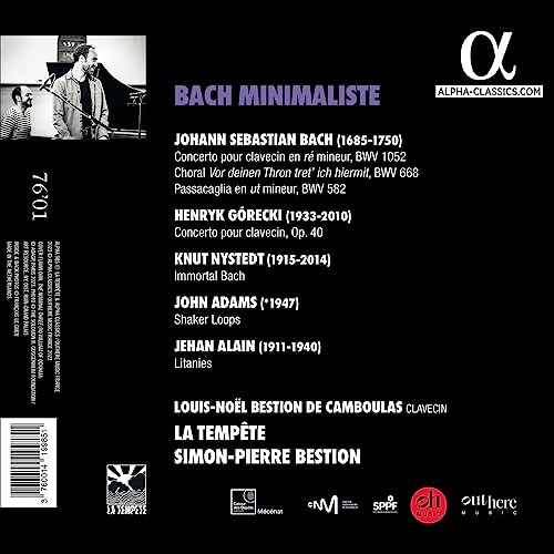 LA TEMPETE; SIMON-PI - BACH MINIMALISTE - CD image 2