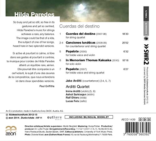 Hilda Paredes - Cuerdas Del Destino - CD image 2
