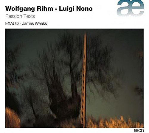 Wolfgang Rihm - Passion Texts - CD image 1