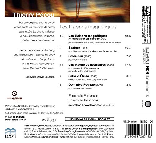 Thierry Pecou - Thierry Pécou: Les Liaisons Magnétiques - CD image 2
