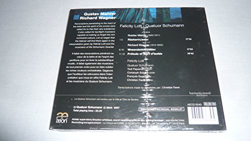 Gustav Mahler - Ruckert-lieder/wesendonck-lieder (Quatuor Schumann Lott) image 2