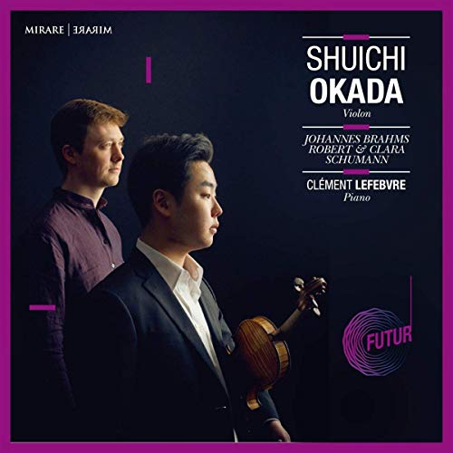 SHUICHI OKADA - JOHANNES BRAHMS ROBERT & CLARA SCHUMANN - CD ALBUM image 1