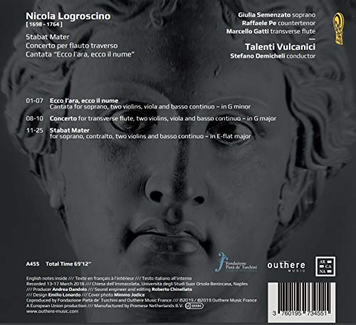 Talenti Vulcanici - Nicola Logroscino: Stabat Mater/Concerto Per Flauto image 2