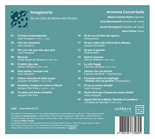 Armonía Concertada - Imaginario - CD image 2