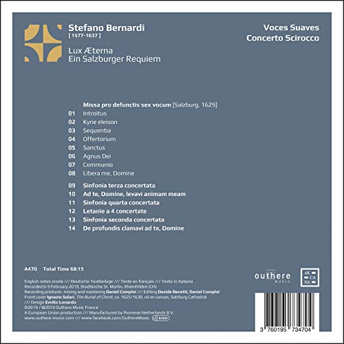 CONCERTO SCIROCCO; V - BERNARDI LUX AEERNA. EIN SALZ - CD image 2