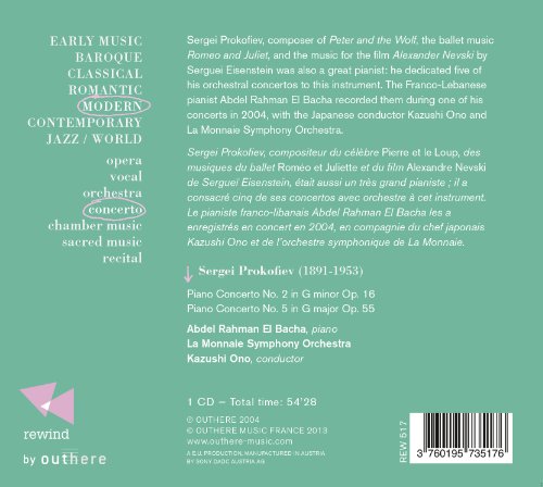 Sergei Prokofiev - : Piano Concertos  2 & 5 - CD image 2