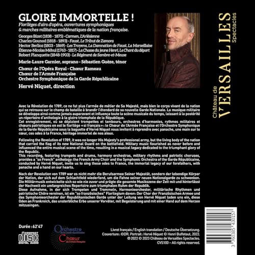 HERVE NIQUET; ORCHES - GLOIRE IMMORTELLE ! - CD image 2