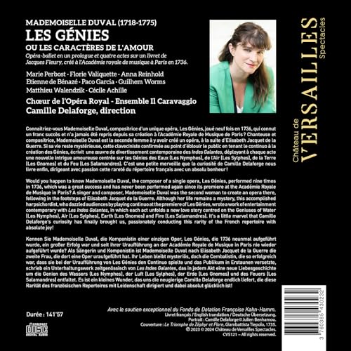 CAMILLE DELAFORGE; M - MADEMOISELLE DUVAL LES GENIES - CD image 2