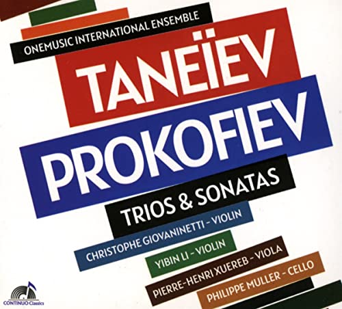 ONE MUSIC INTERNATIO - TANEIEV-PROKOFIEV TRIO SONATA - CD image 1