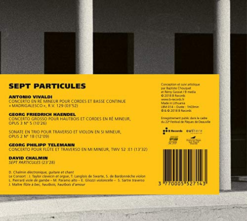 David Chalmin - Sept Particules (Deauville Live) - CD image 2