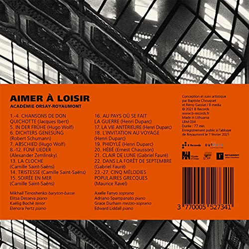 VARIOUS ARTISTS - AIMER A LOISIR - CD image 2