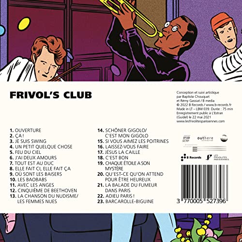 LES FRIVOLITES PARIS - FRIVOLS CLUB (LIVE) - CD image 2