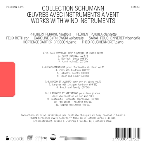 PHILIBERT PERRINE; T - SCHUMANN COLLECTION - WORKS WI - CD image 2