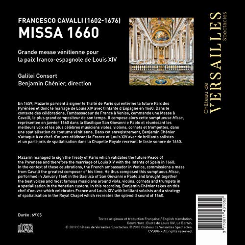 Francesco Cavalli - Missa 1660 (Grande Messe Vénetienne Pour La Paix Fr image 2