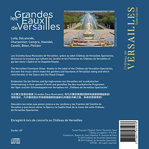 Jean-Baptiste Lully - Music of the Royal Festivities - CD image 2