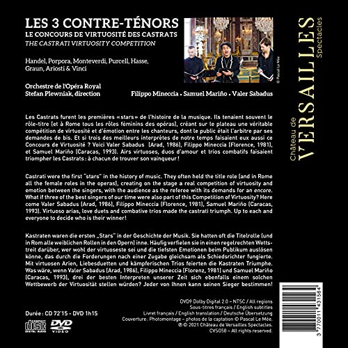 SAMUEL MARINO; FILIP - LES 3 CONTRE-TENORS LE CONCOU - CD image 2