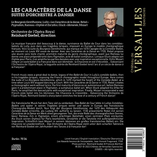 REINHARD GOEBEL; ORC - LES CARACTERES DE LA DANSE. DU - CD image 2