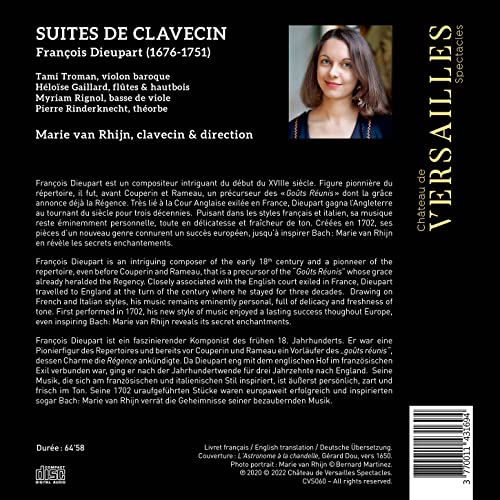DIEUPART / RHIJN - SUITES DE CLAVECIN - CD image 2