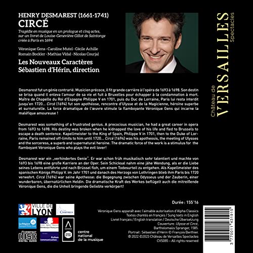 VERONIQUE GENS; SEBA - DESMARET CIRCE - CD image 2