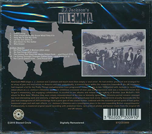 J.J. JACKSON'S - DILEMMA - CD image 2