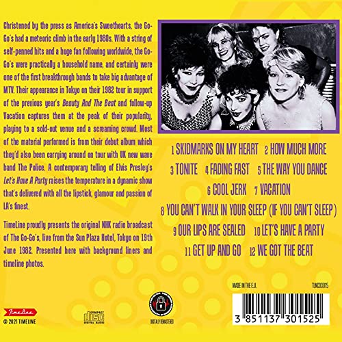 GO-GOS - LIVE IN JAPAN '82 - CD image 2