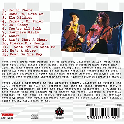 CHEAP TRICK - LIVE '77 - CD image 2