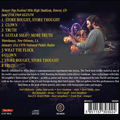 FLOCK - LIVE IN CONCERT 1969 - 1970 - CD image 2