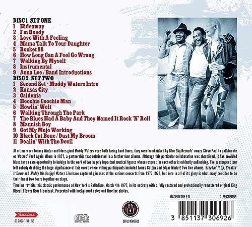 MUDDY WATERS / JOHNN - LIVE IN NEW YORK - DCD image 2