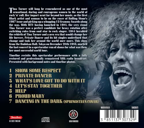 TINA TURNER - LIVE... TOKYO 1985 - CD image 2