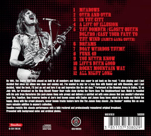 JOE WALSH - REUNION ARENA, DALLAS 1981 - CD image 3